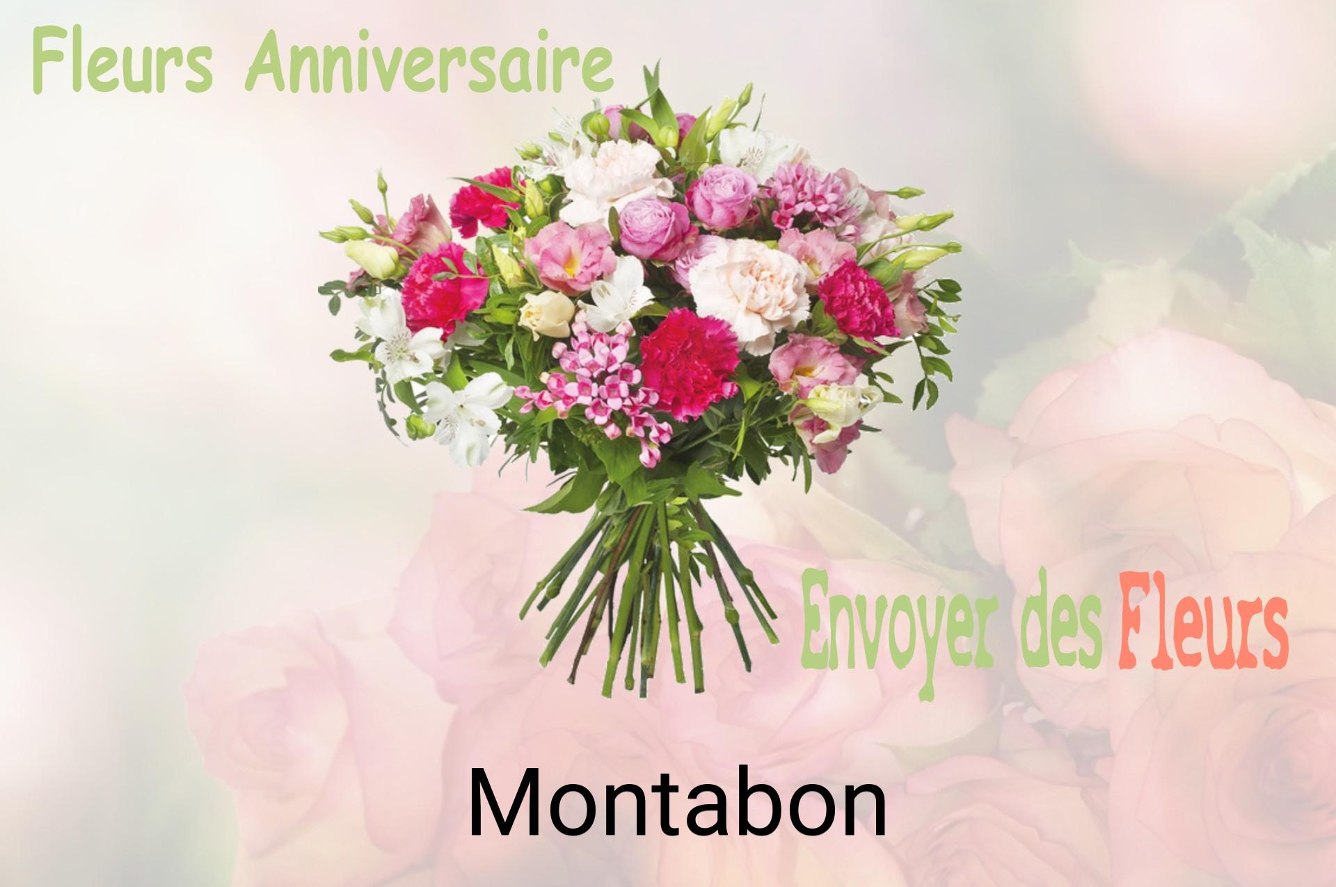 Bouquet de fleurs d’anniversaire livré à Montabon